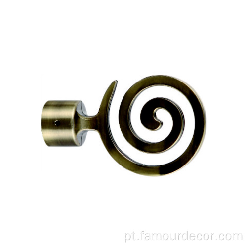 Swirl Graphic Hardware Curtain Rod Outlet